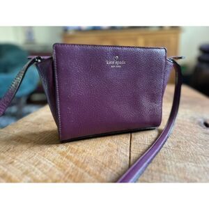 Kate Spade NY - Grand Street Hayden - Crossbody - Deep Plum Leather